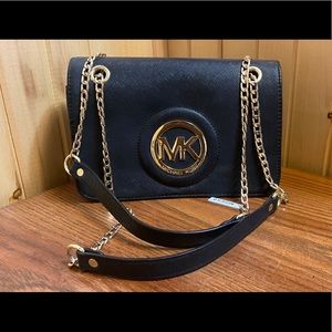 BNWT Michael Kors Chainlink Leather Bag